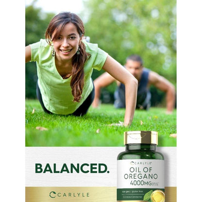 Carlyle Oregano Oil 4000Mg Supplement | 150 Softgel Capsules | Contains Carvacrol | Non-Gmo & Gluten Free Formula